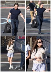 Ana de Armas and Tom Cruise