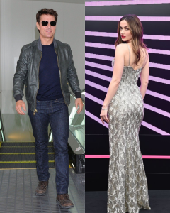 Ana de Armas and Tom Cruise