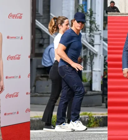 Ana de Armas and Tom Cruise