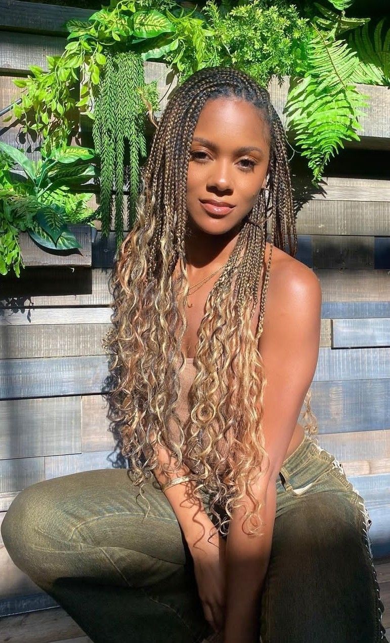 Knotless Goddess Braids