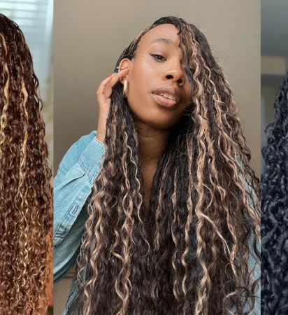 Knotless Goddess Braids