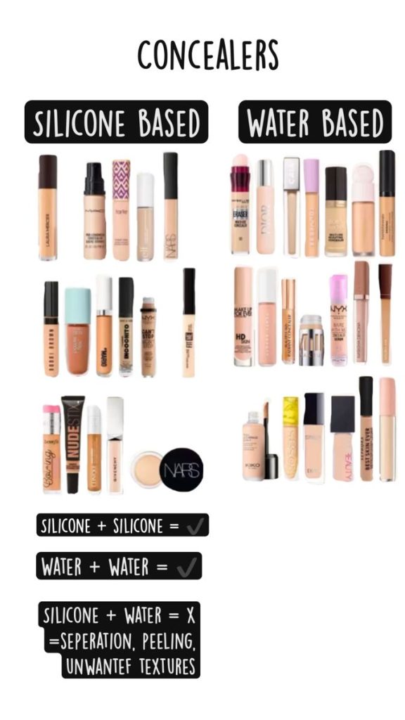 What Concealers Are Water-Based