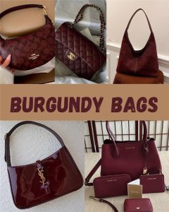 Burgundy Bag