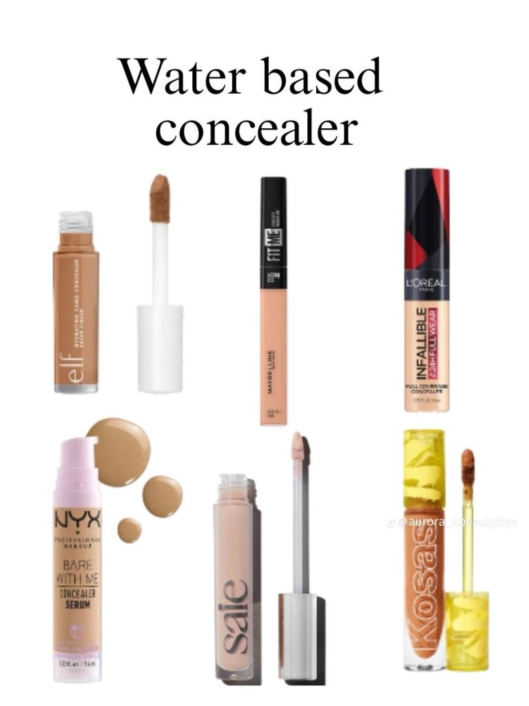 What Concealers Are Water-Based